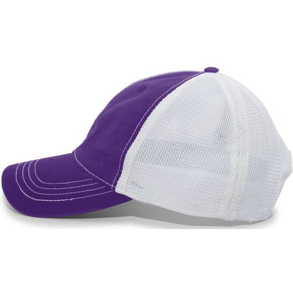 no-logo Pacific Headwear Vintage Trucker Snapback Cap-Caps-Pacific Headwear-Thread Logic