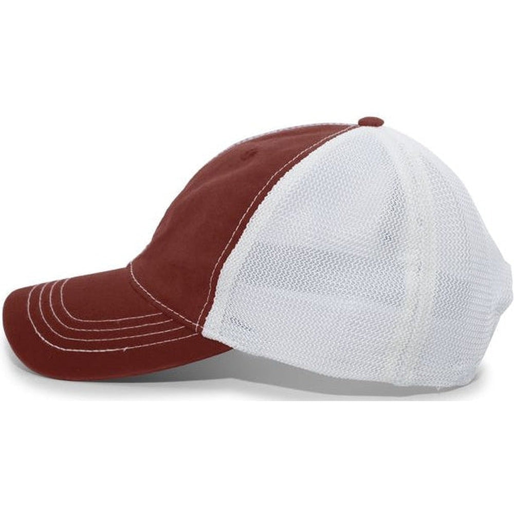 no-logo Pacific Headwear Vintage Trucker Snapback Cap-Caps-Pacific Headwear-Thread Logic