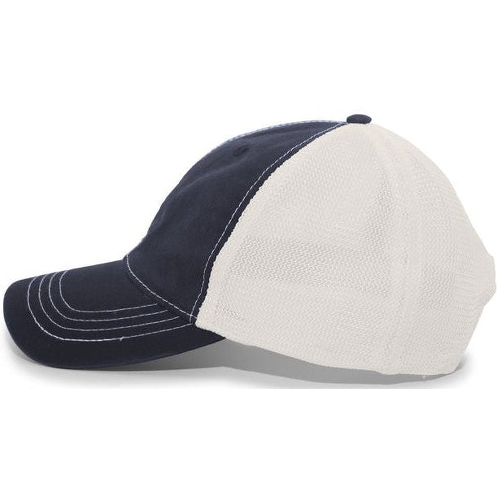 no-logo Pacific Headwear Vintage Trucker Snapback Cap-Caps-Pacific Headwear-Thread Logic