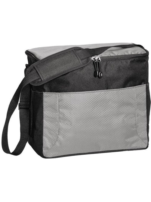 no-logo Port Authority 24-Can Cube Cooler-Regular-Port Authority-Grey/Black-Thread Logic