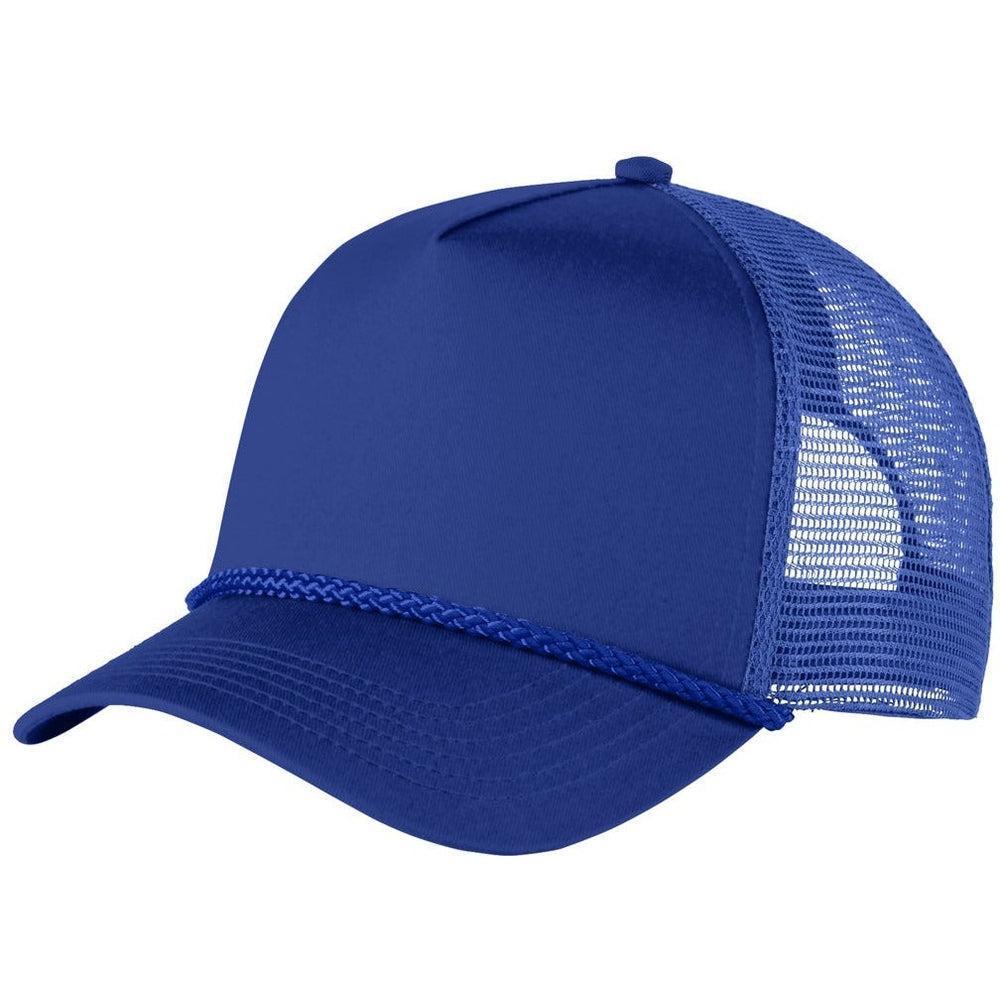 no-logo Port Authority 5-Panel Snapback Cap-Regular-Port Authority-Royal-OSFA-Thread Logic