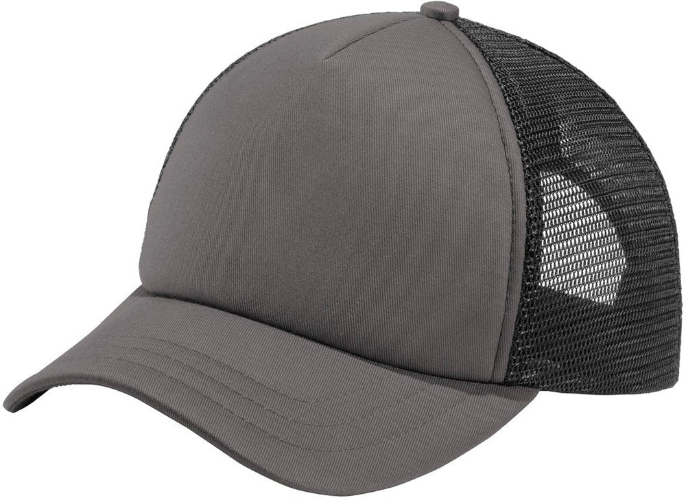 Port Authority 5-Panel Twill Foam Trucker Cap no-logo