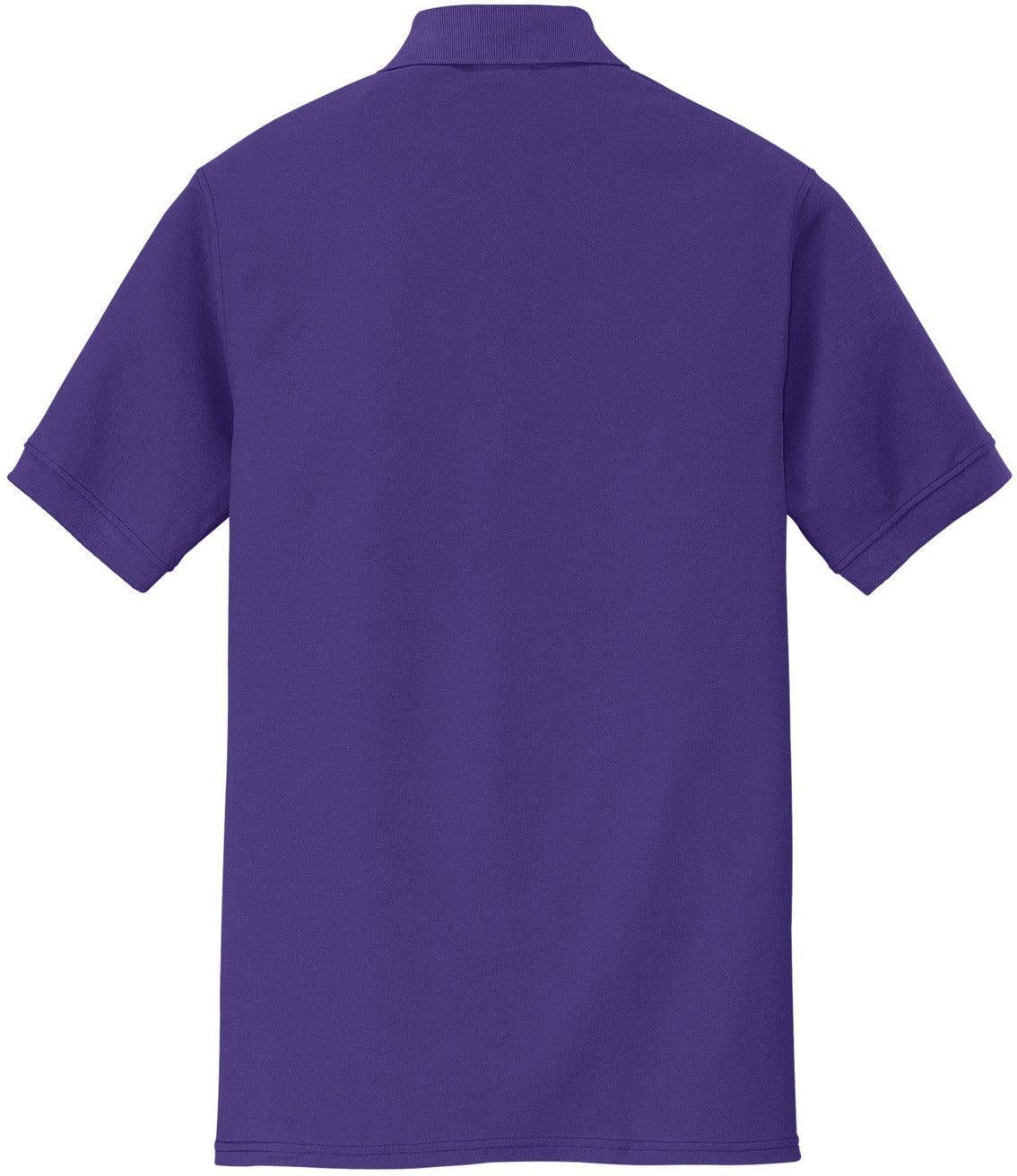 no-logo Port Authority 50/50 Pique Polo Shirt-Regular-Port Authority-Thread Logic