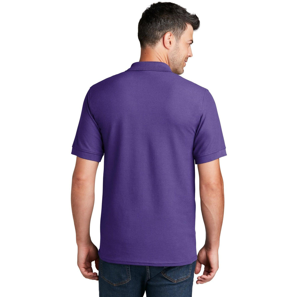 no-logo Port & Co Core Blend Pique Polo Shirt-Regular-Port Authority-Thread Logic