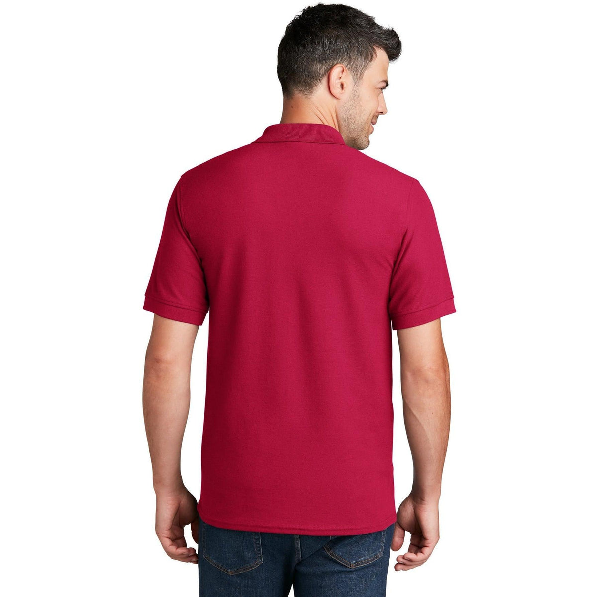 no-logo Port & Co Core Blend Pique Polo Shirt-Regular-Port Authority-Thread Logic
