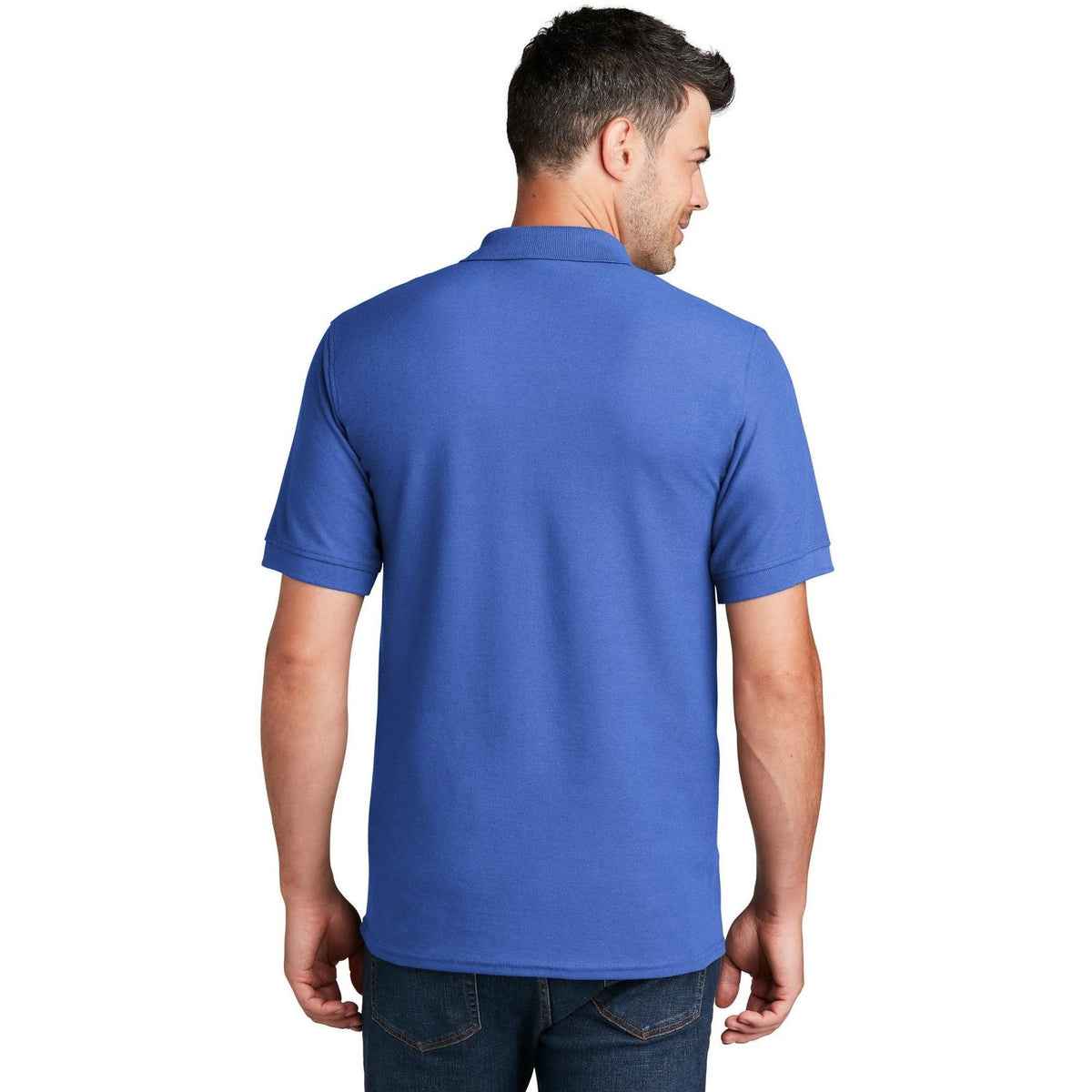 no-logo Port & Co Core Blend Pique Polo Shirt-Regular-Port Authority-Thread Logic