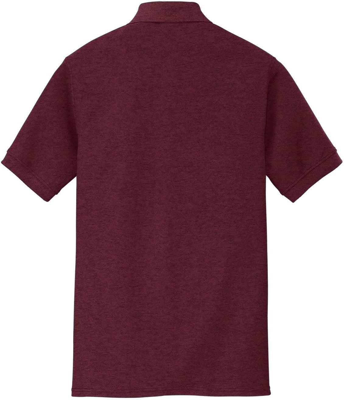 no-logo Port Authority 50/50 Pique Polo Shirt-Regular-Port Authority-Thread Logic