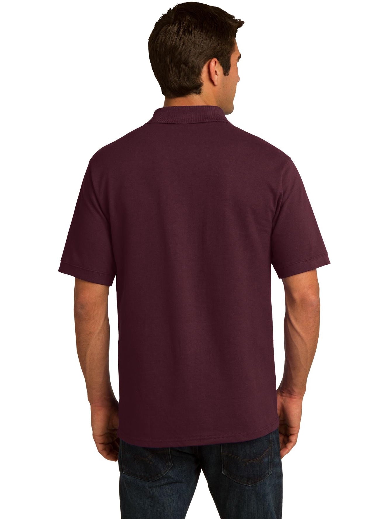 no-logo Port Authority 50/50 Pique Polo Shirt-Regular-Port Authority-Thread Logic