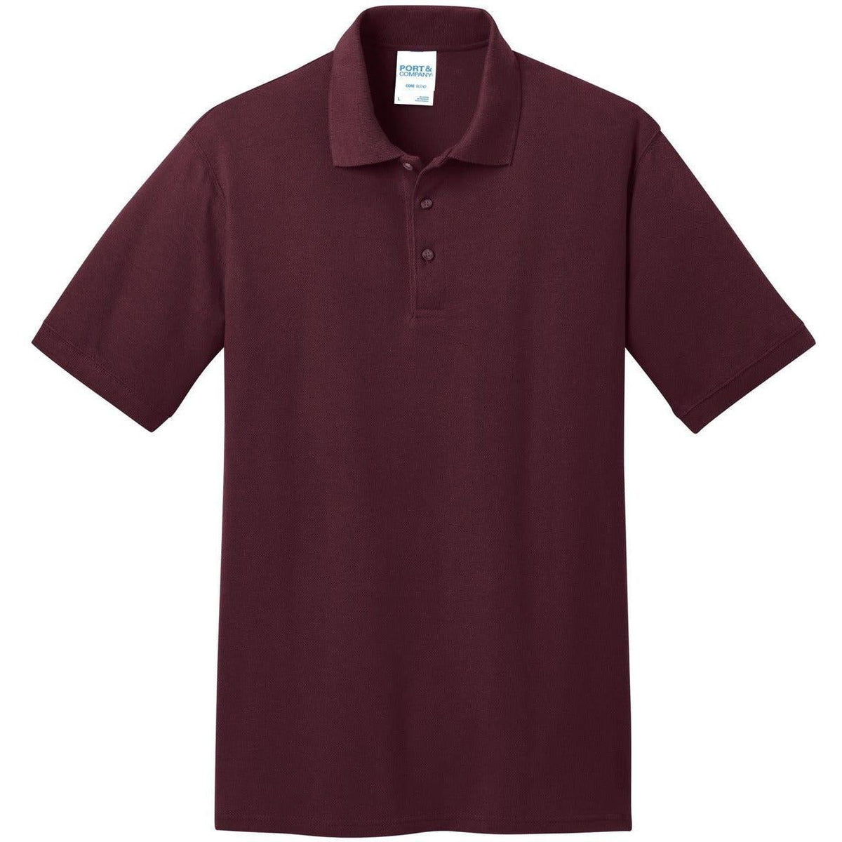 no-logo Port & Co Core Blend Pique Polo Shirt-Regular-Port Authority-Thread Logic