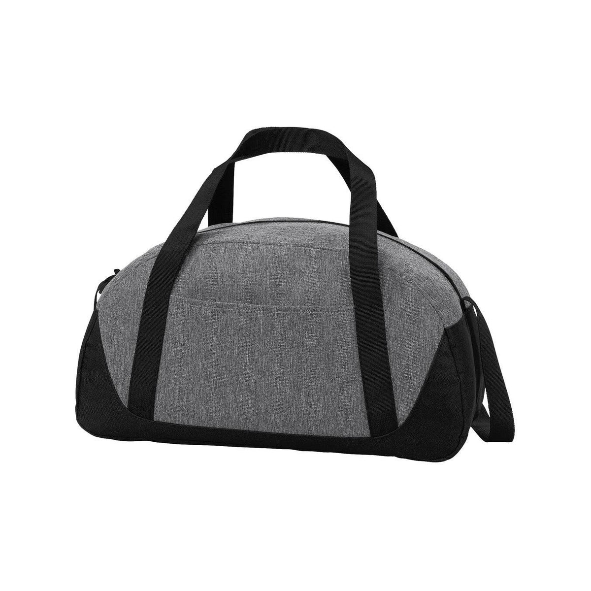 no-logo Port Authority Access Dome Duffel-Regular-Port Authority-Heather Grey/Black-Thread Logic