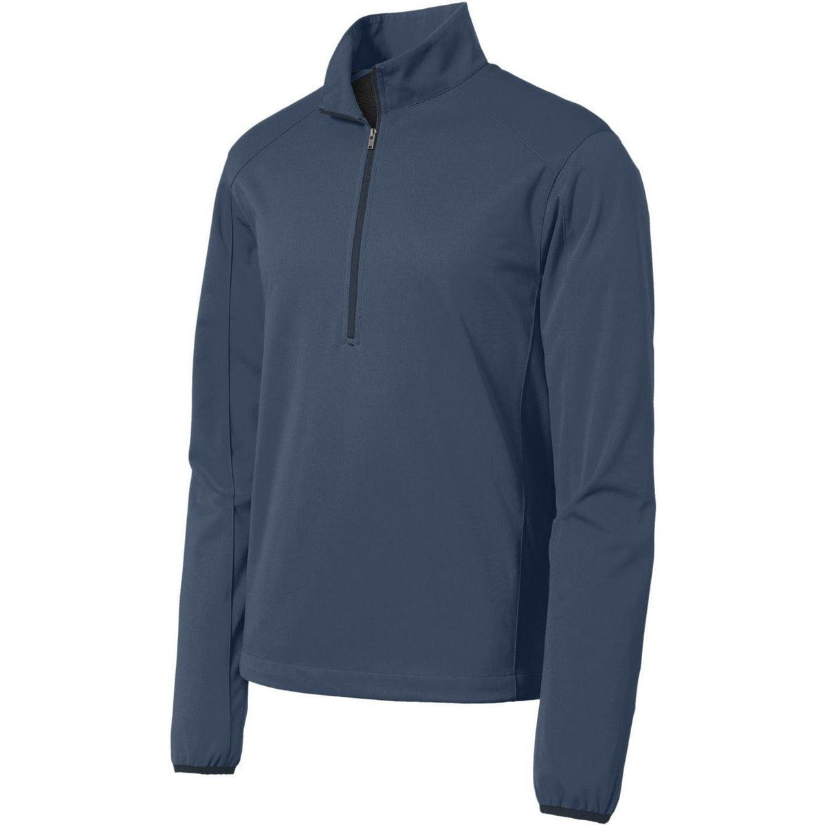 no-logo Port Authority Active 1/2 Zip Lightweight Soft Shell Jacket-Regular-Port Authority-Dress Blue Navy-S-Thread Logic
