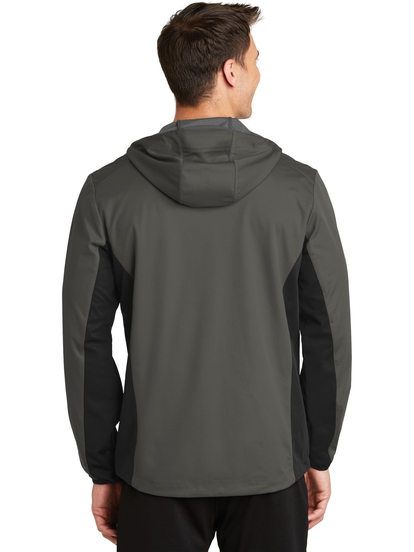 no-logo Port Authority Active Hooded Soft Shell Jacket-Regular-Port Authority-Thread Logic
