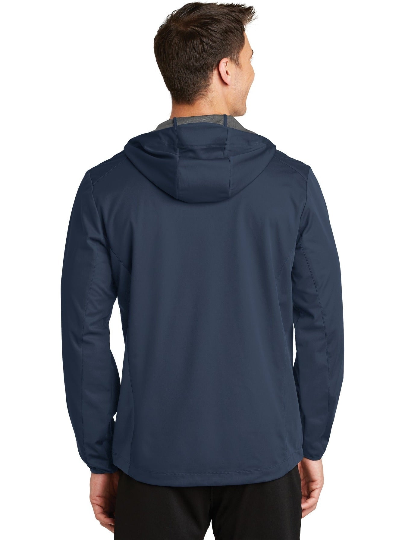 no-logo Port Authority Active Hooded Soft Shell Jacket-Regular-Port Authority-Thread Logic