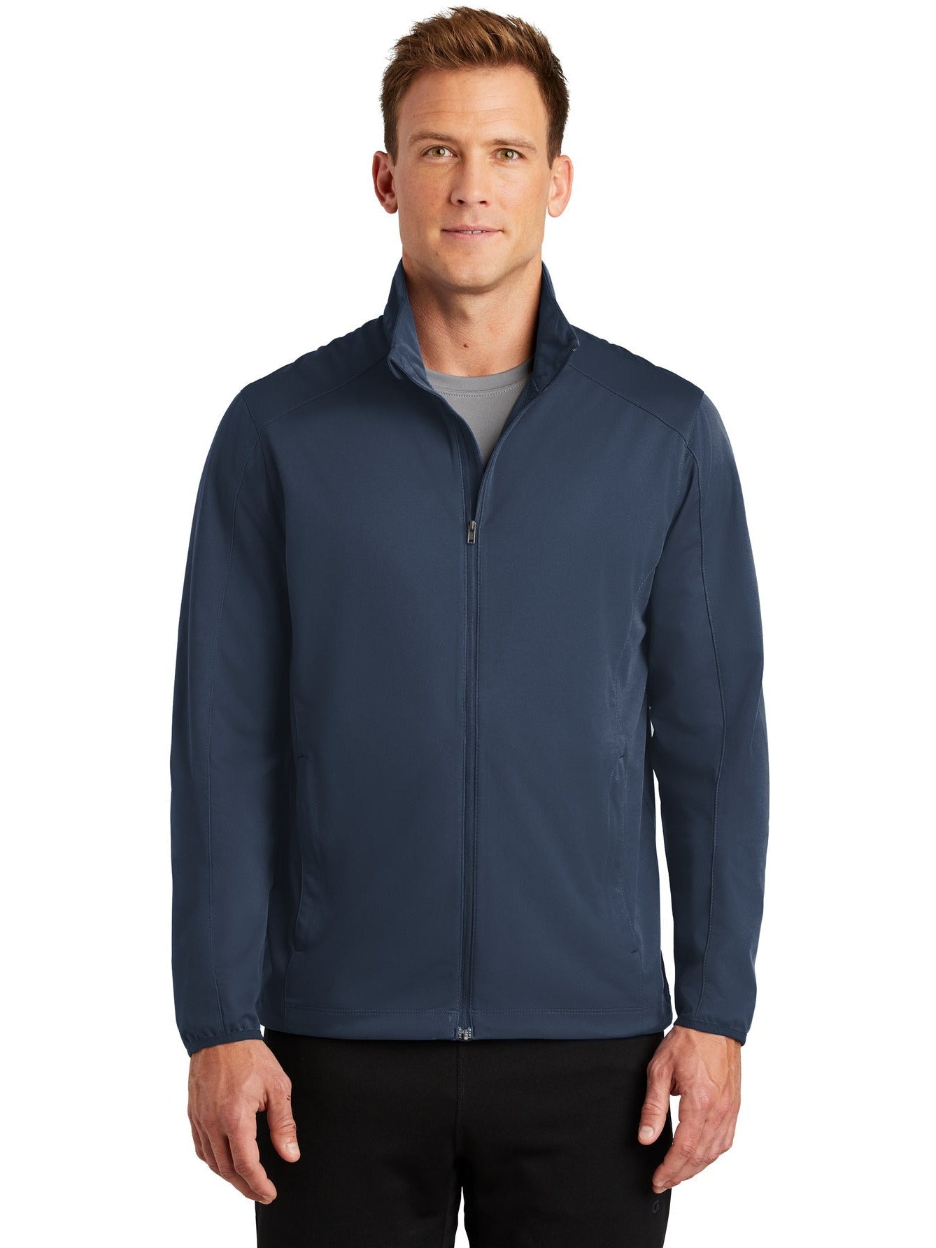 no-logo Port Authority Active Lightweight Soft Shell Jacket-Regular-Port Authority-Thread Logic
