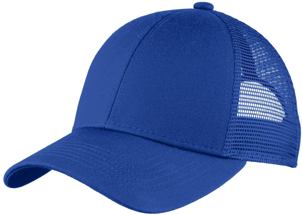 no-logo Port Authority Adjustable Mesh Back Cap-Regular-Port Authority-Thread Logic