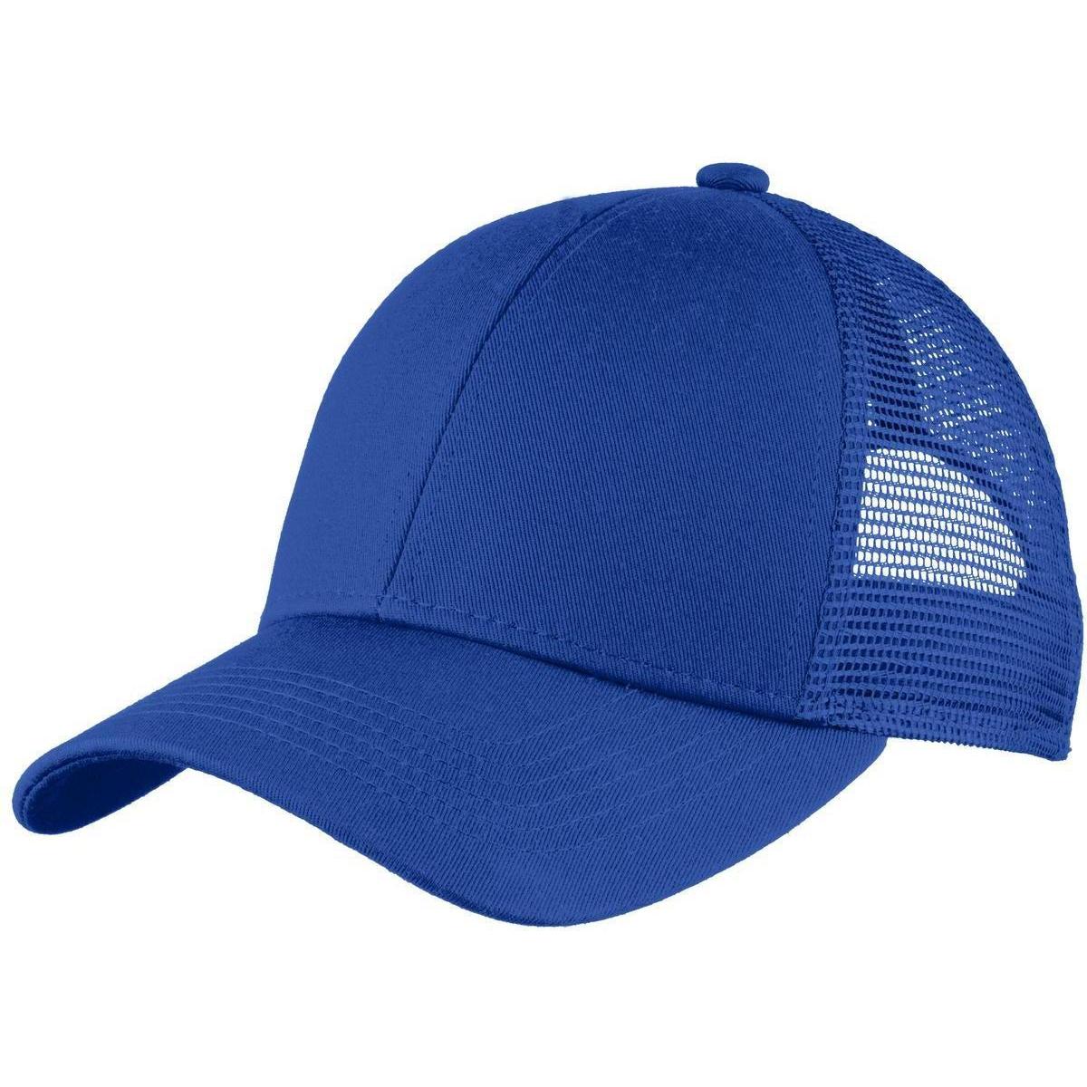 no-logo Port Authority Adjustable Mesh Back Cap-Regular-Port Authority-Thread Logic