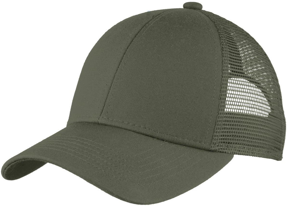 no-logo Port Authority Adjustable Mesh Back Cap-Regular-Port Authority-Thread Logic