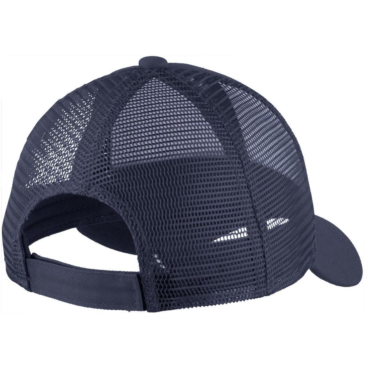 no-logo Port Authority Adjustable Mesh Back Cap-Regular-Port Authority-Thread Logic