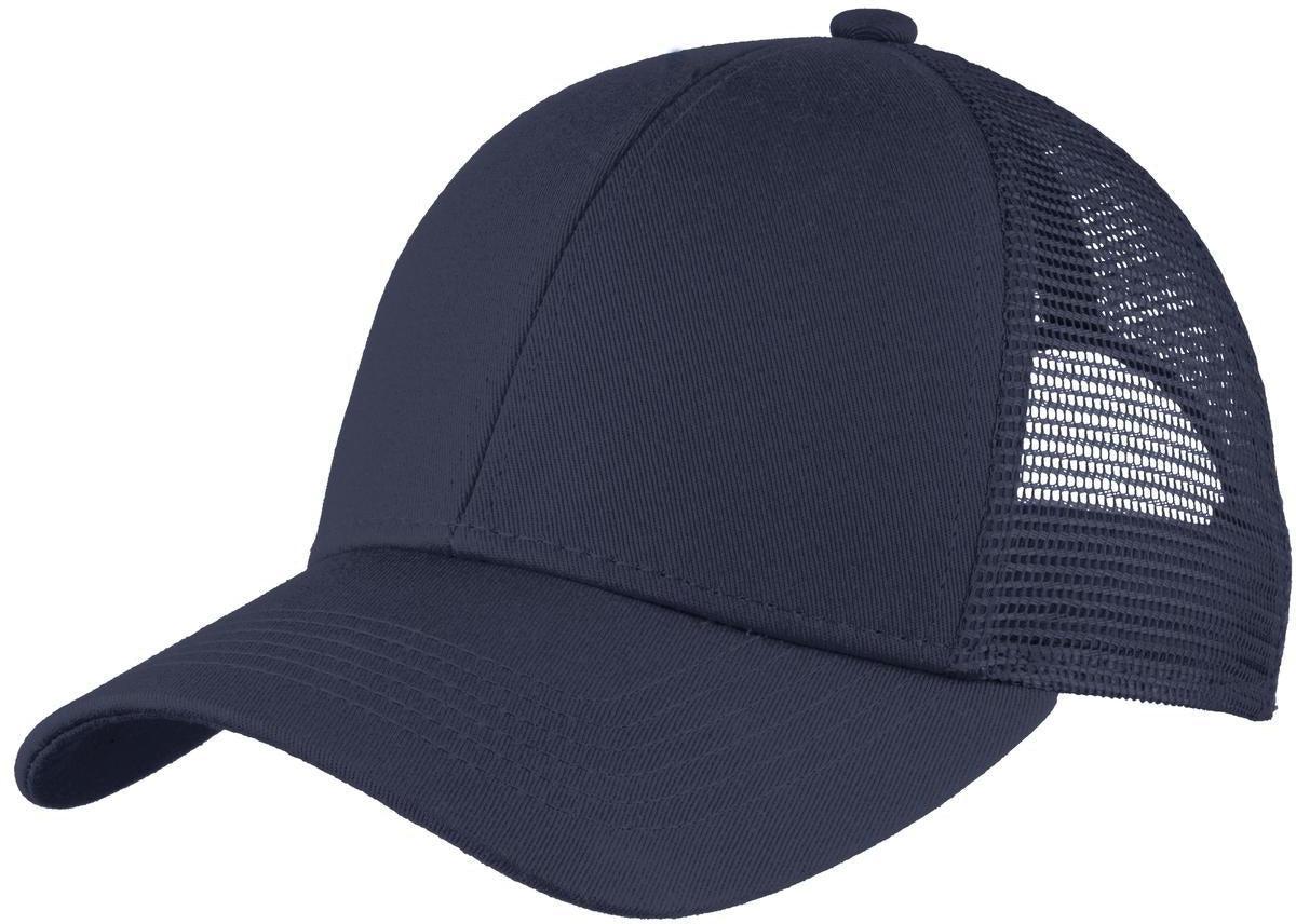 no-logo Port Authority Adjustable Mesh Back Cap-Regular-Port Authority-Thread Logic
