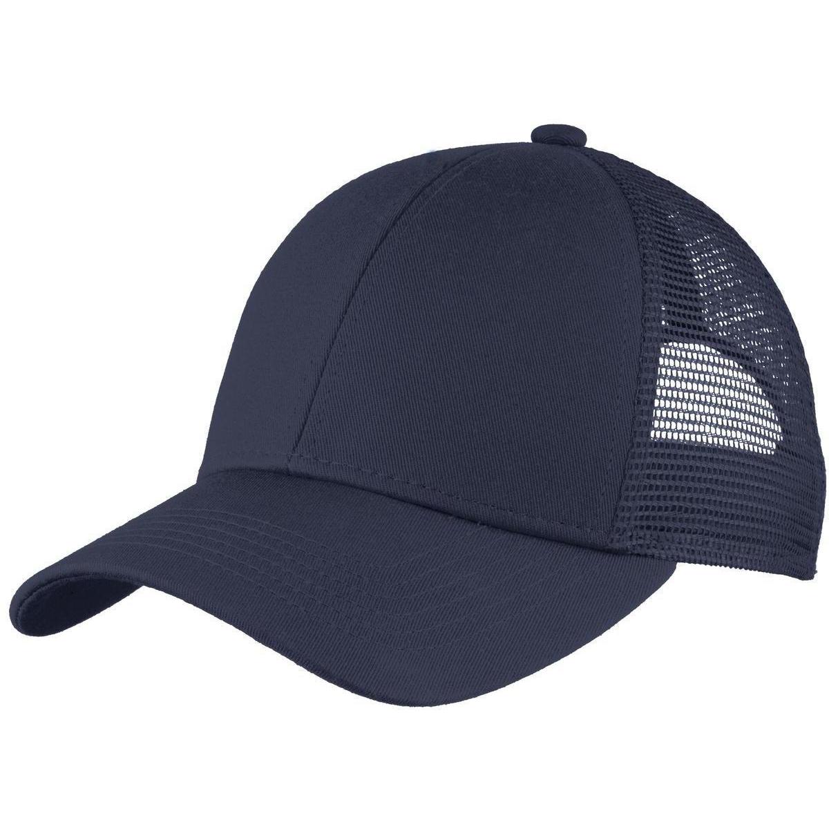 no-logo Port Authority Adjustable Mesh Back Cap-Regular-Port Authority-Thread Logic