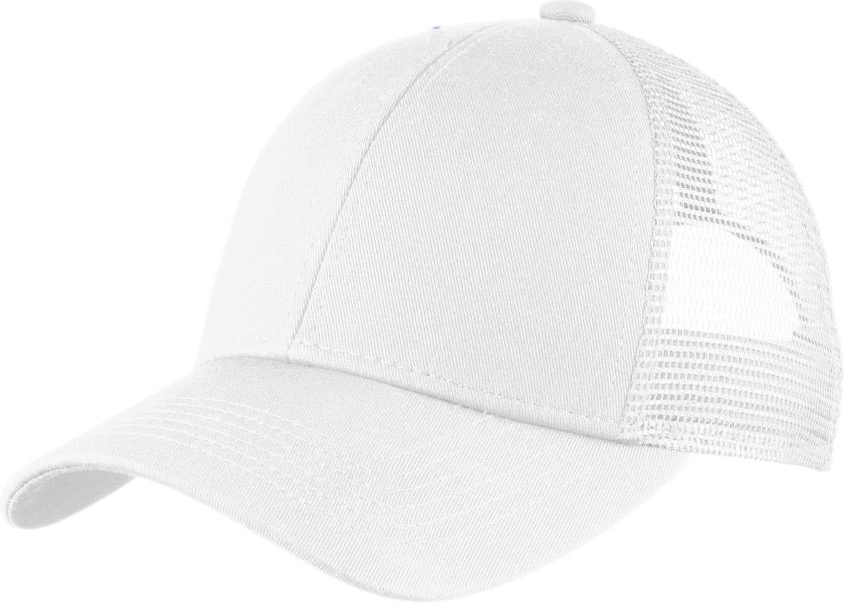 no-logo Port Authority Adjustable Mesh Back Cap-Regular-Port Authority-Thread Logic