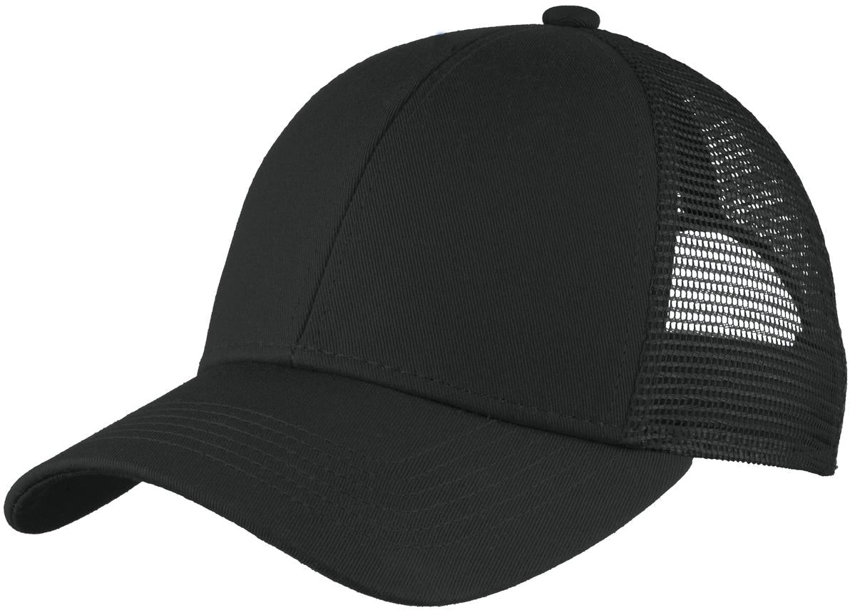 no-logo Port Authority Adjustable Mesh Back Cap-Regular-Port Authority-Thread Logic