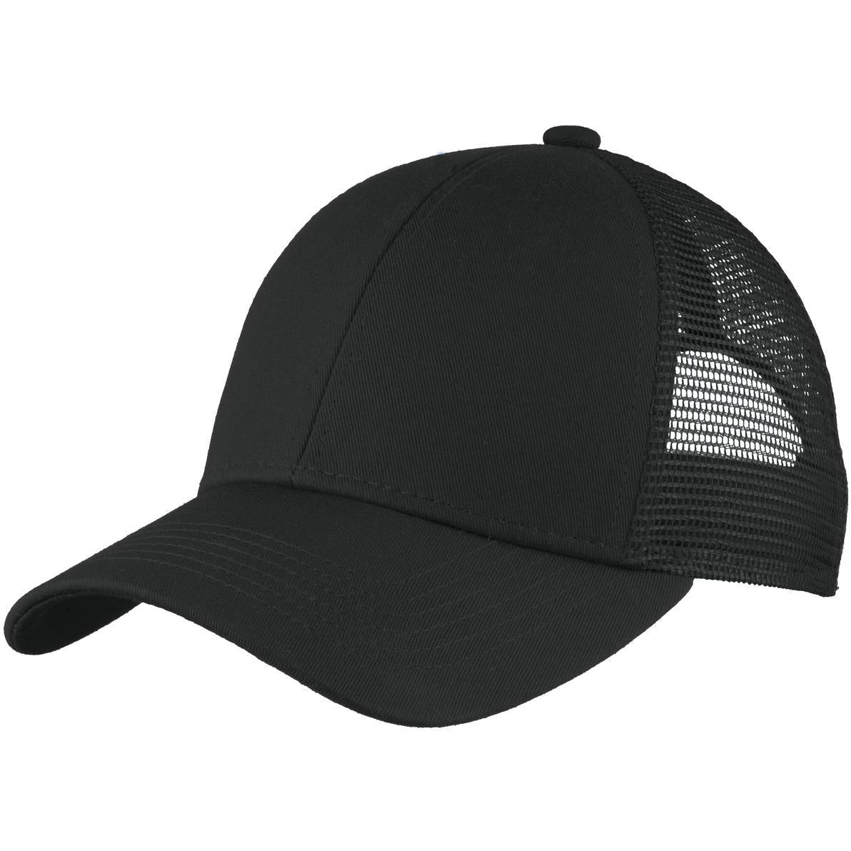 no-logo Port Authority Adjustable Mesh Back Cap-Regular-Port Authority-Thread Logic