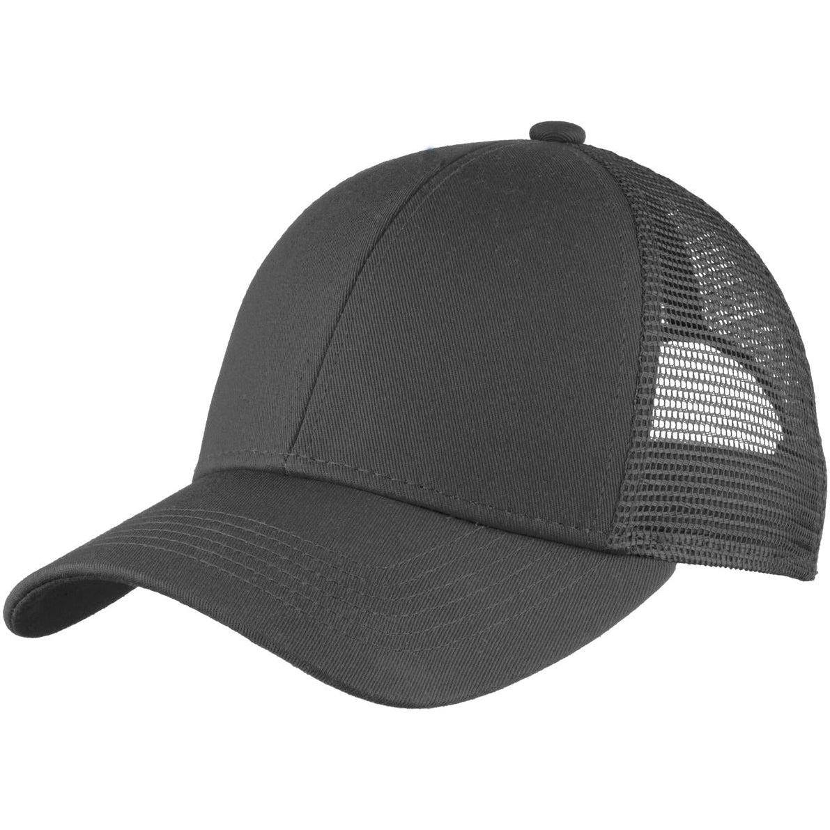 no-logo Port Authority Adjustable Mesh Back Cap-Regular-Port Authority-Thread Logic
