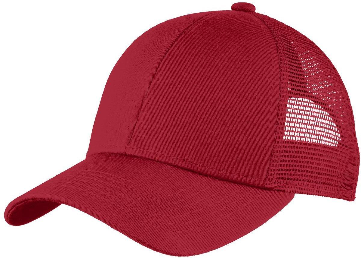 no-logo Port Authority Adjustable Mesh Back Cap-Regular-Port Authority-Thread Logic