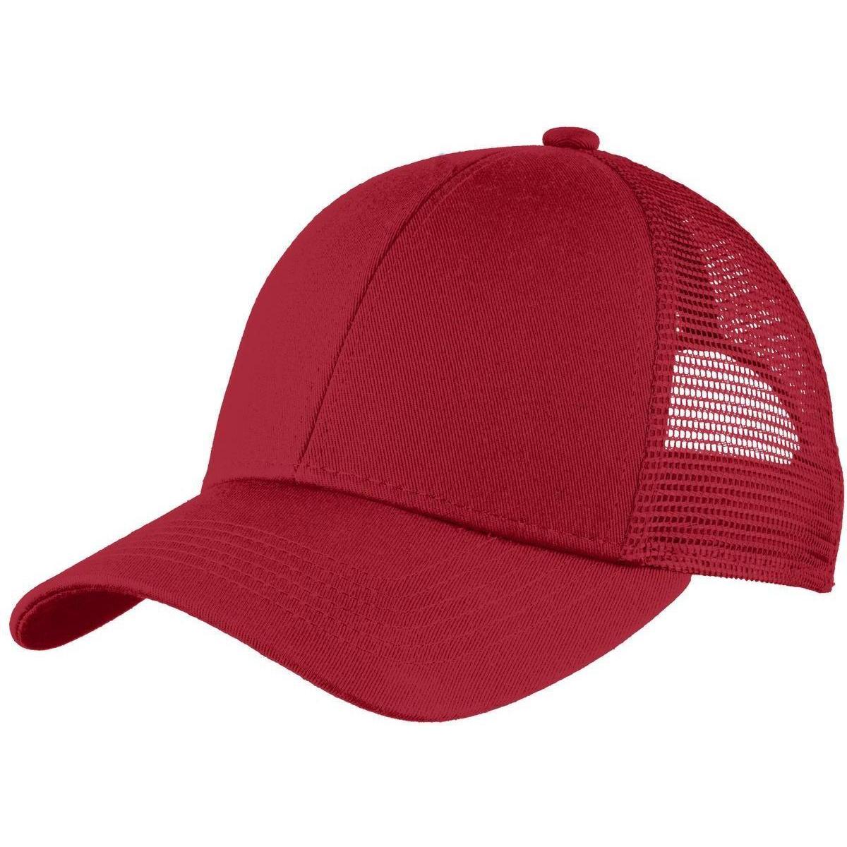 no-logo Port Authority Adjustable Mesh Back Cap-Regular-Port Authority-Thread Logic