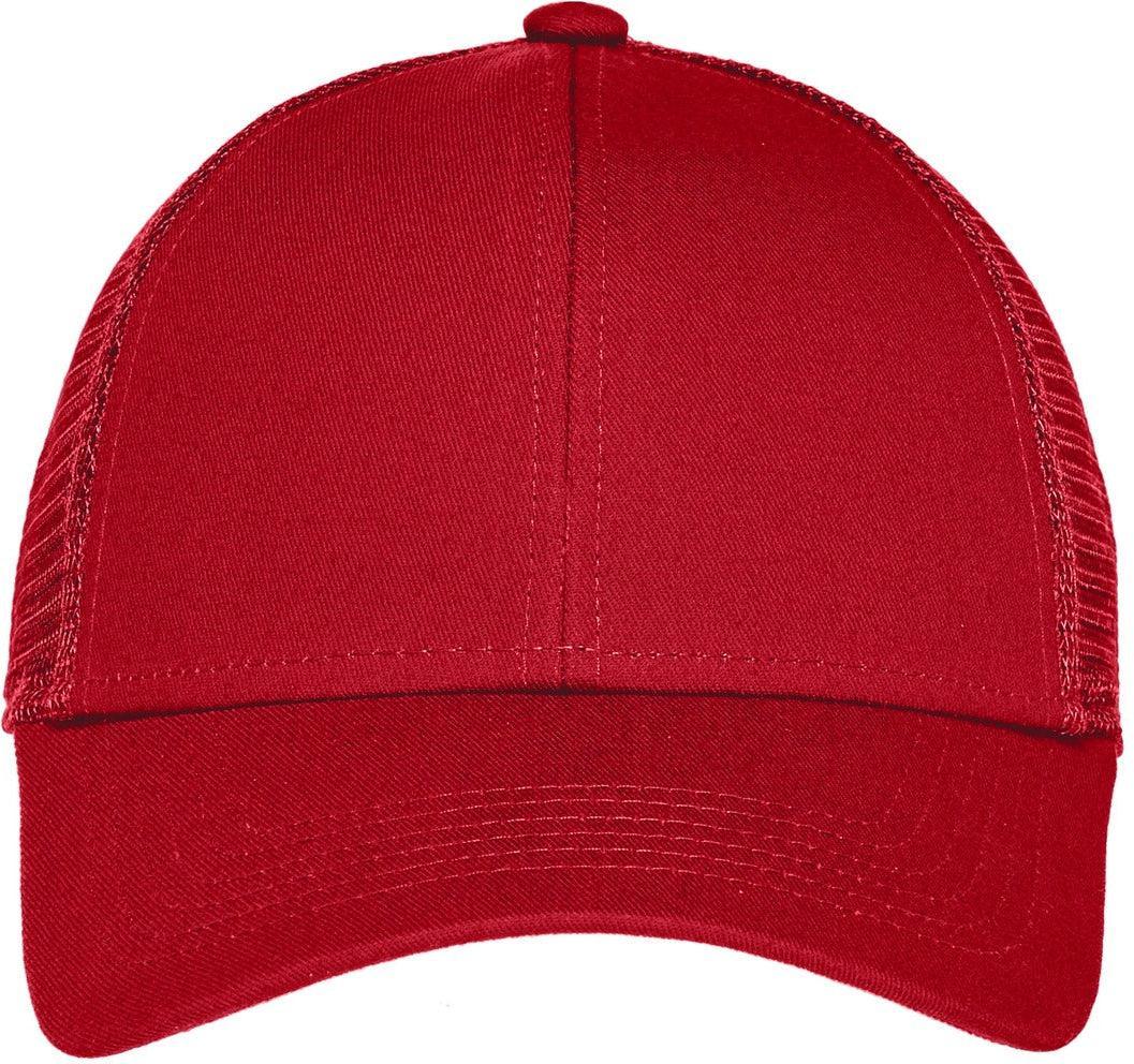 Port Authority Adjustable Mesh Back Cap-Regular-Port Authority-Chili Red-1 Size-Thread Logic