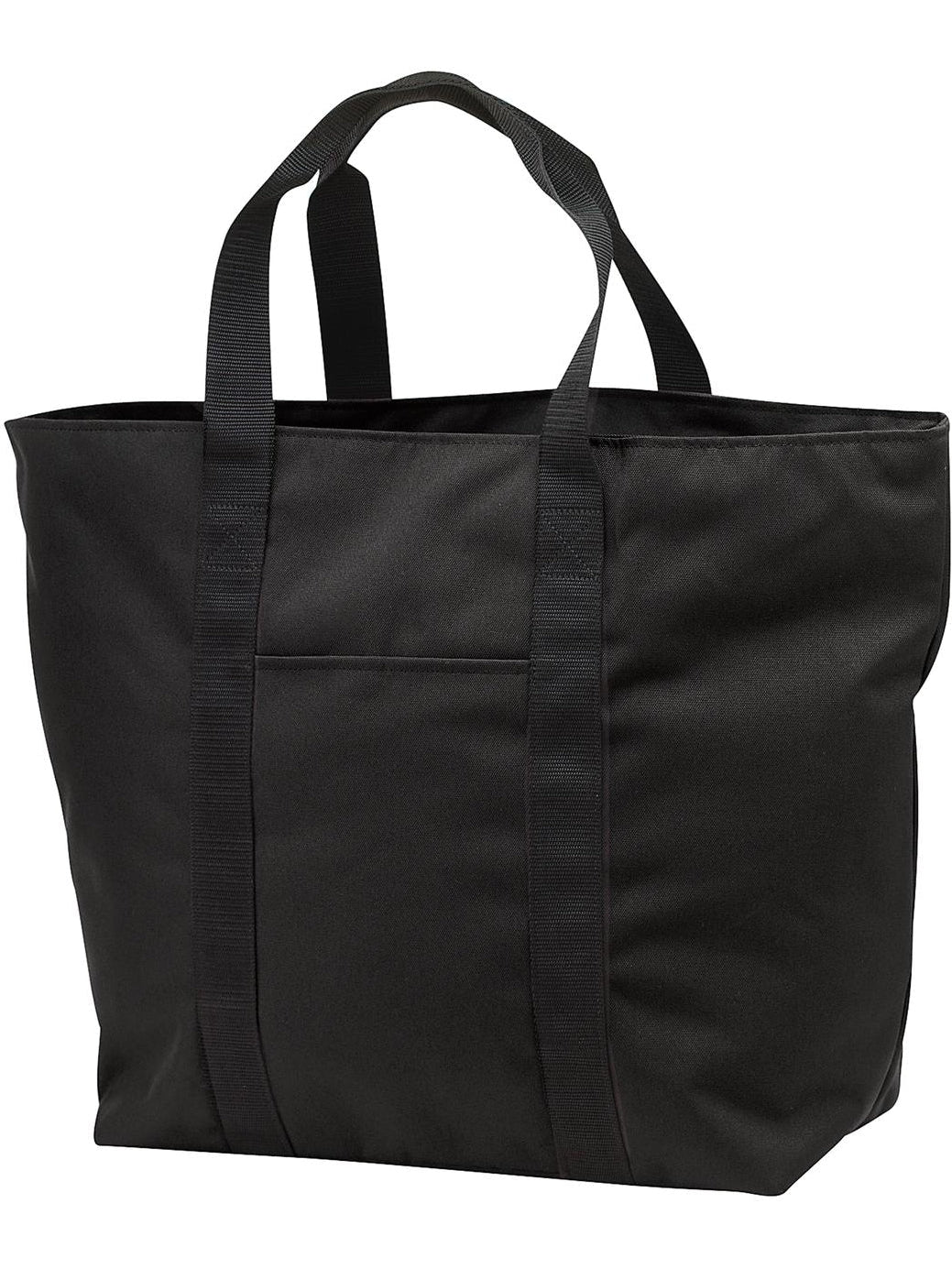 Port Authority All Purpose Tote Bag-Regular-Port Authority-Black/Black-Thread Logic