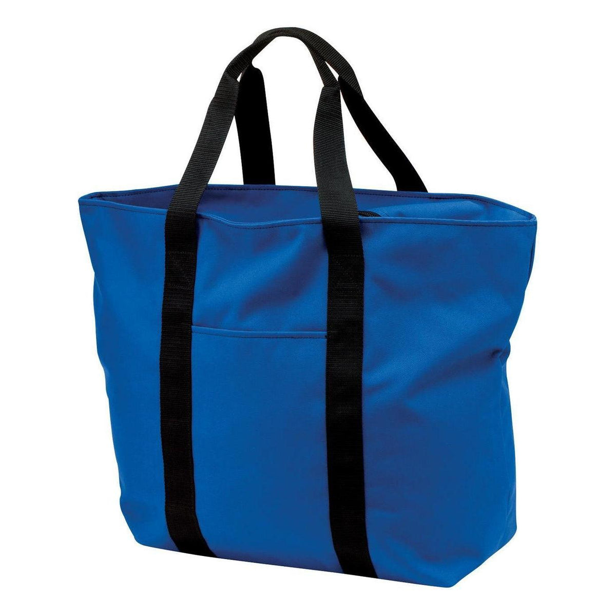 no-logo Port Authority All Purpose Tote Bag-Bags-Port Authority-Royal/Black-Thread Logic