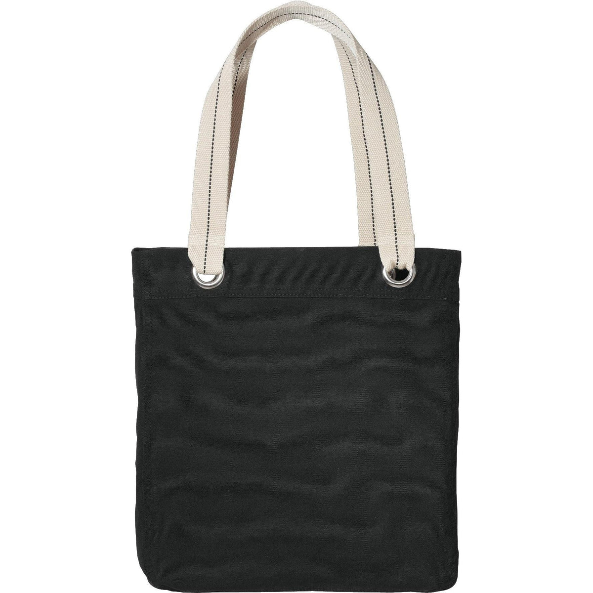 no-logo Port Authority Allie Tote-Regular-Port Authority-Black/Charcoal-Thread Logic