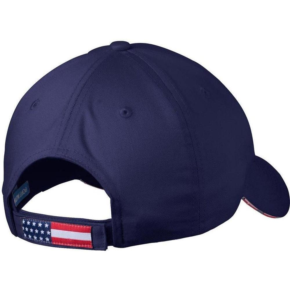 no-logo Port Authority Americana Flag Sandwich Cap-Regular-Port Authority-Thread Logic