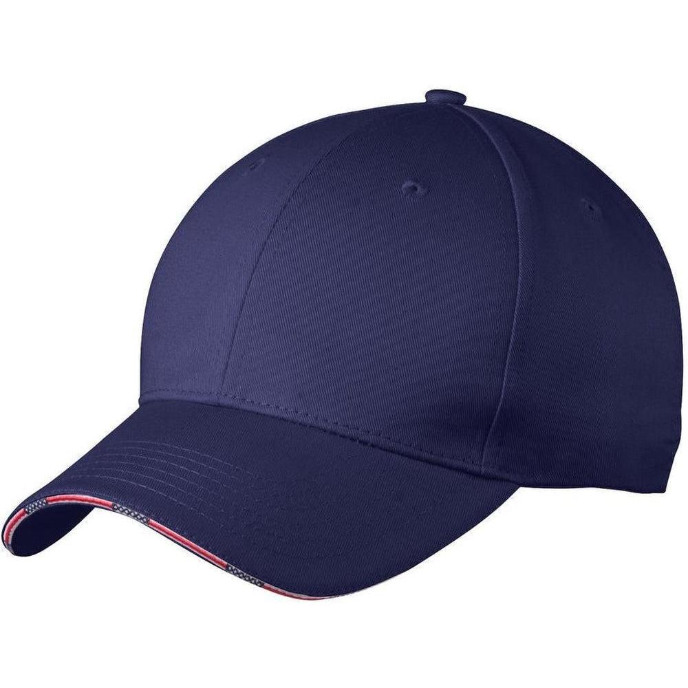 no-logo Port Authority Americana Flag Sandwich Cap-Regular-Port Authority-Thread Logic