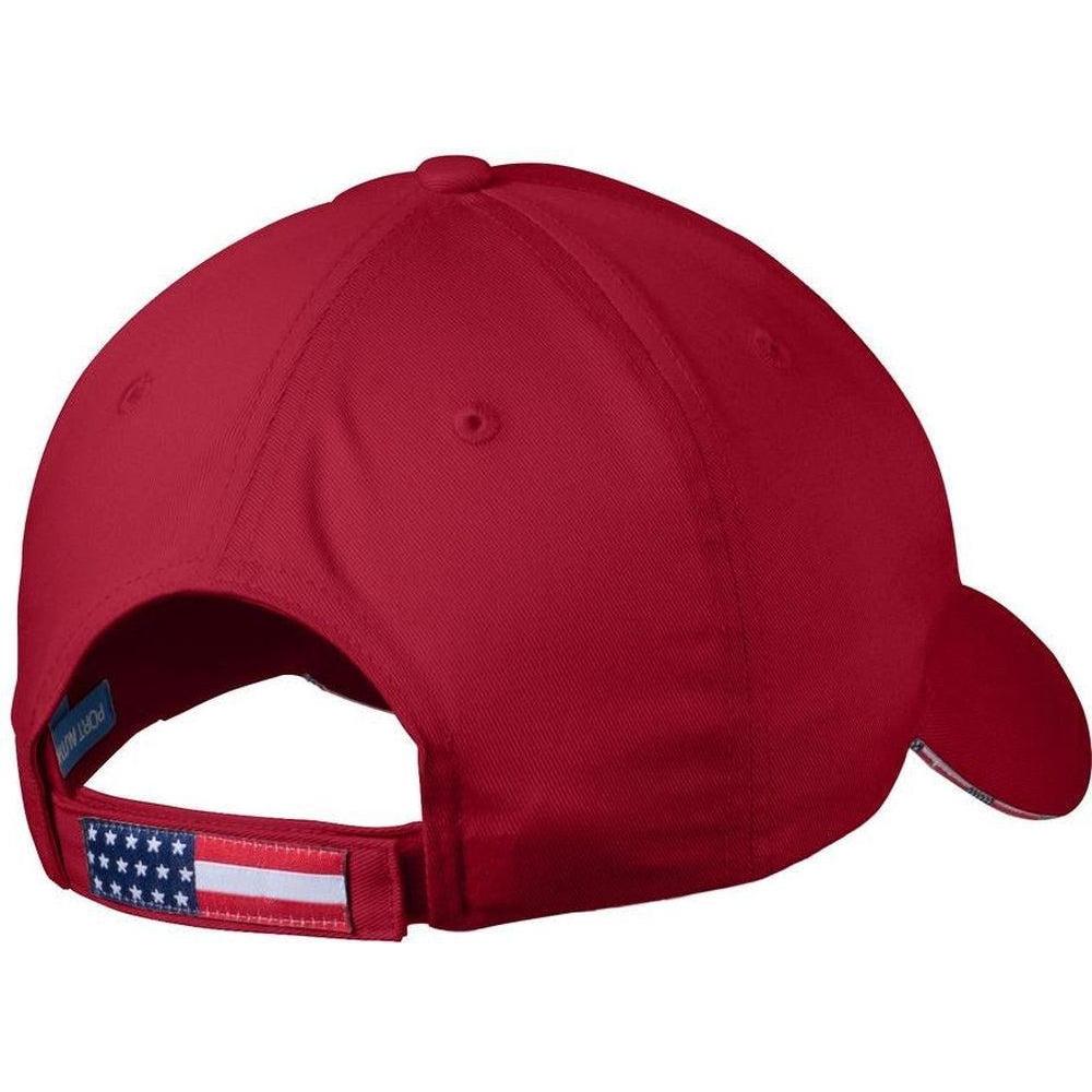 no-logo Port Authority Americana Flag Sandwich Cap-Regular-Port Authority-Thread Logic
