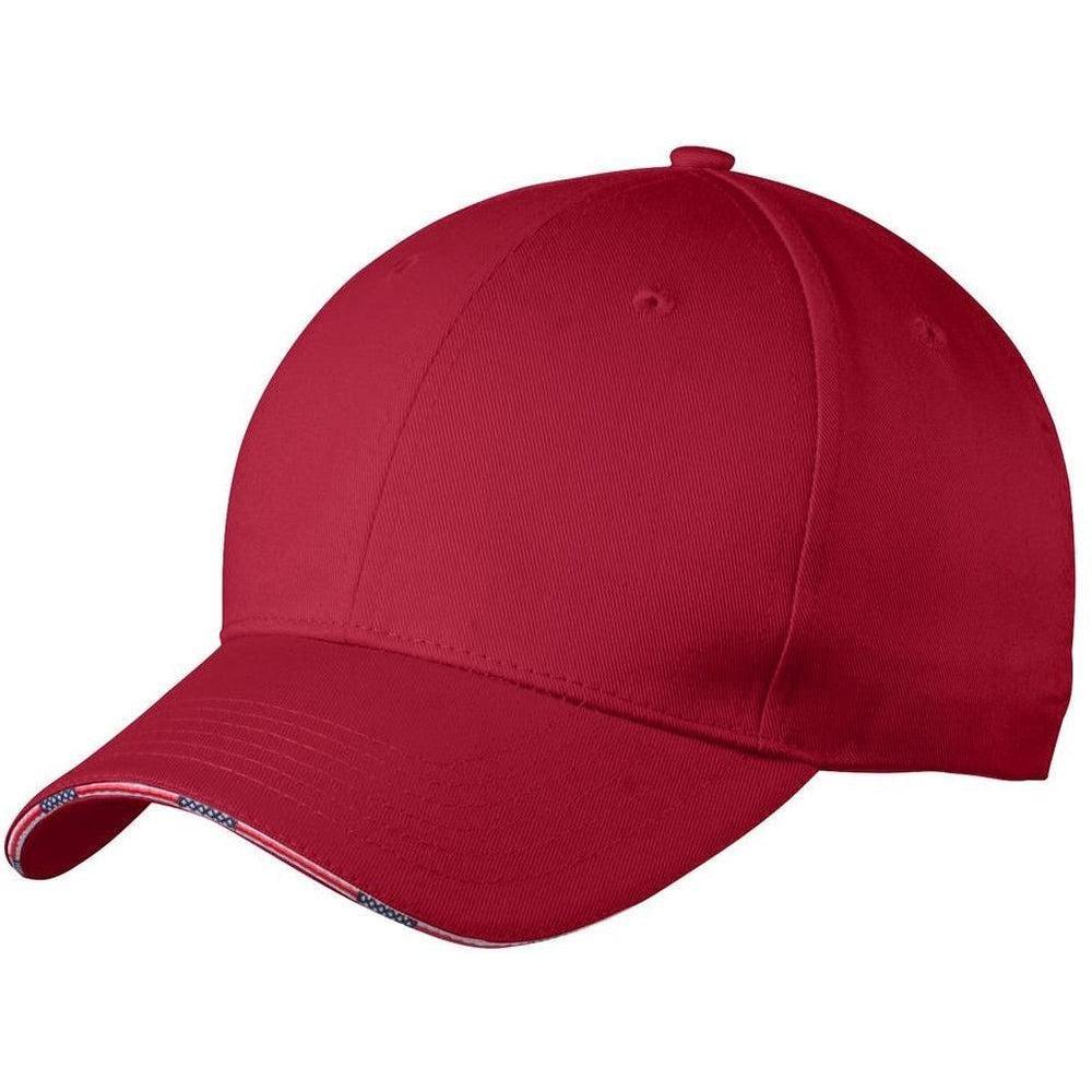 no-logo Port Authority Americana Flag Sandwich Cap-Regular-Port Authority-Thread Logic