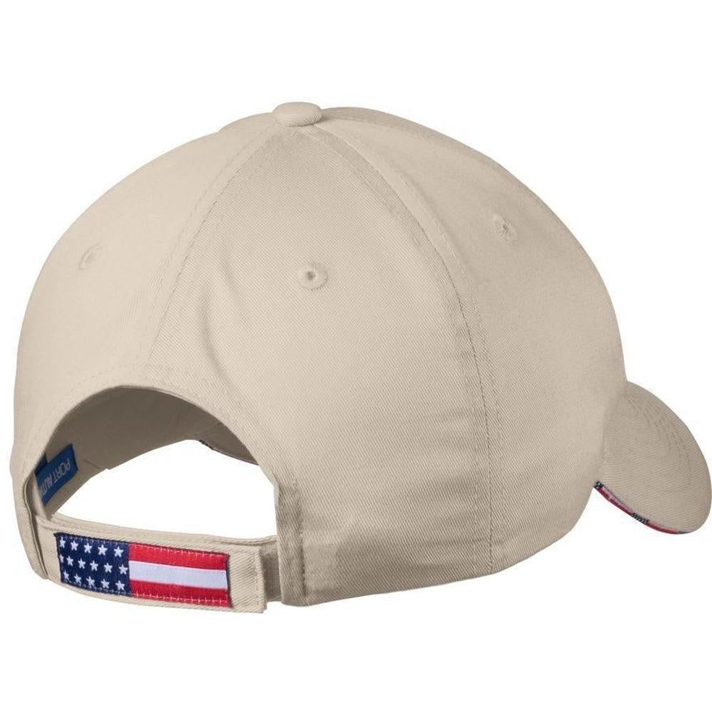 no-logo Port Authority Americana Flag Sandwich Cap-Regular-Port Authority-Thread Logic