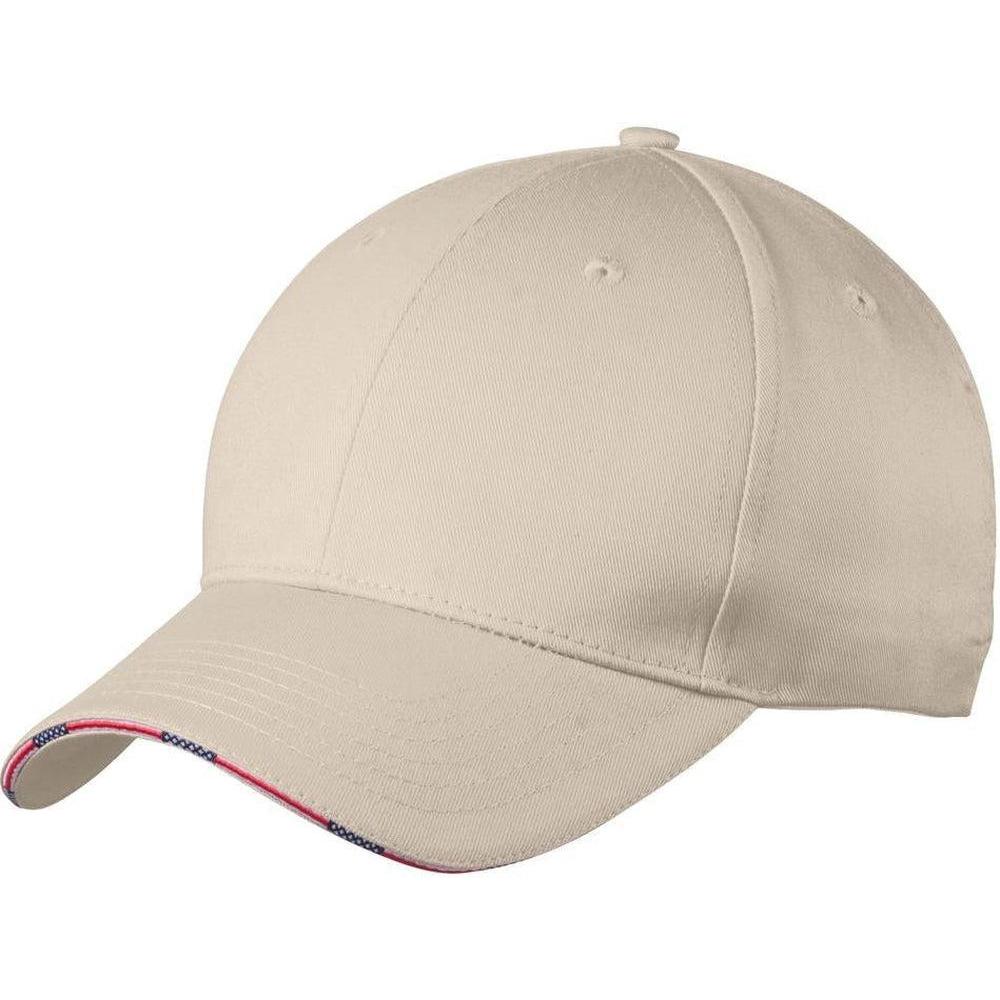 no-logo Port Authority Americana Flag Sandwich Cap-Regular-Port Authority-Thread Logic