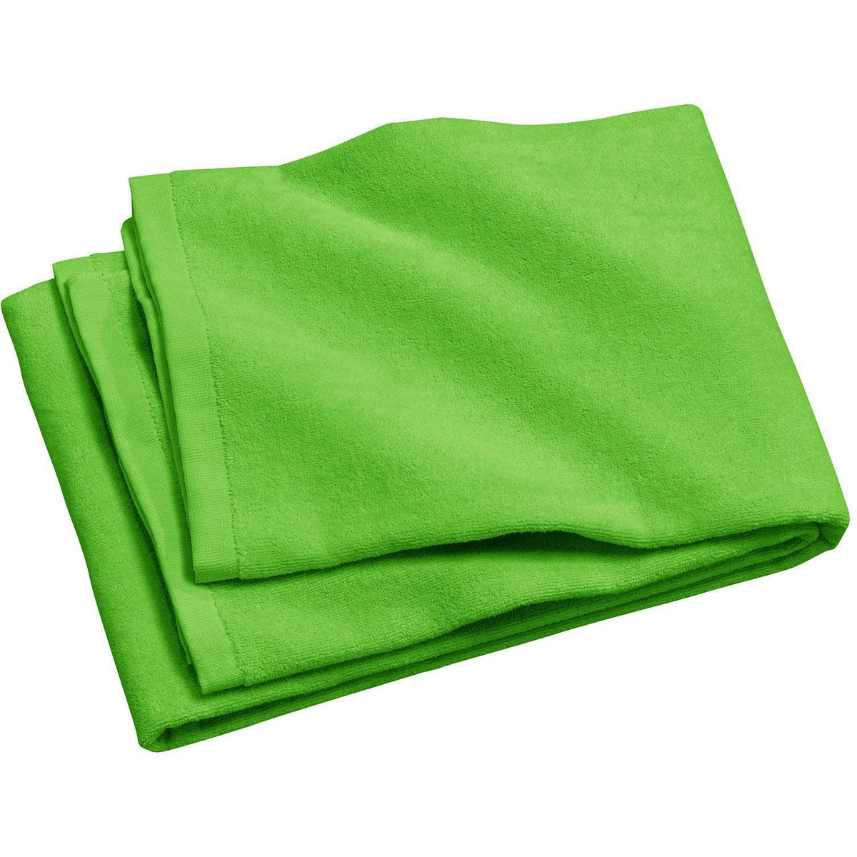 no-logo Port Authority Beach Towel-Regular-Port Authority-Bright Lime-1 Size-Thread Logic