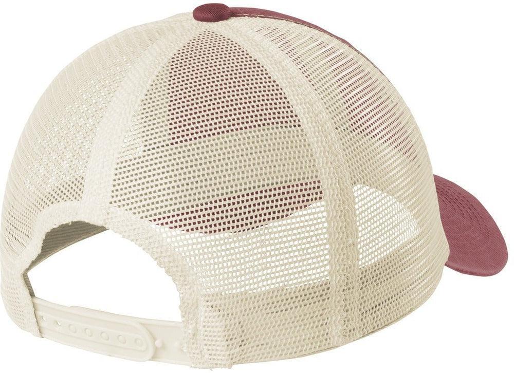 no-logo Port Authority Beach Wash Mesh Back Cap-Regular-Port Authority-Thread Logic no-logo