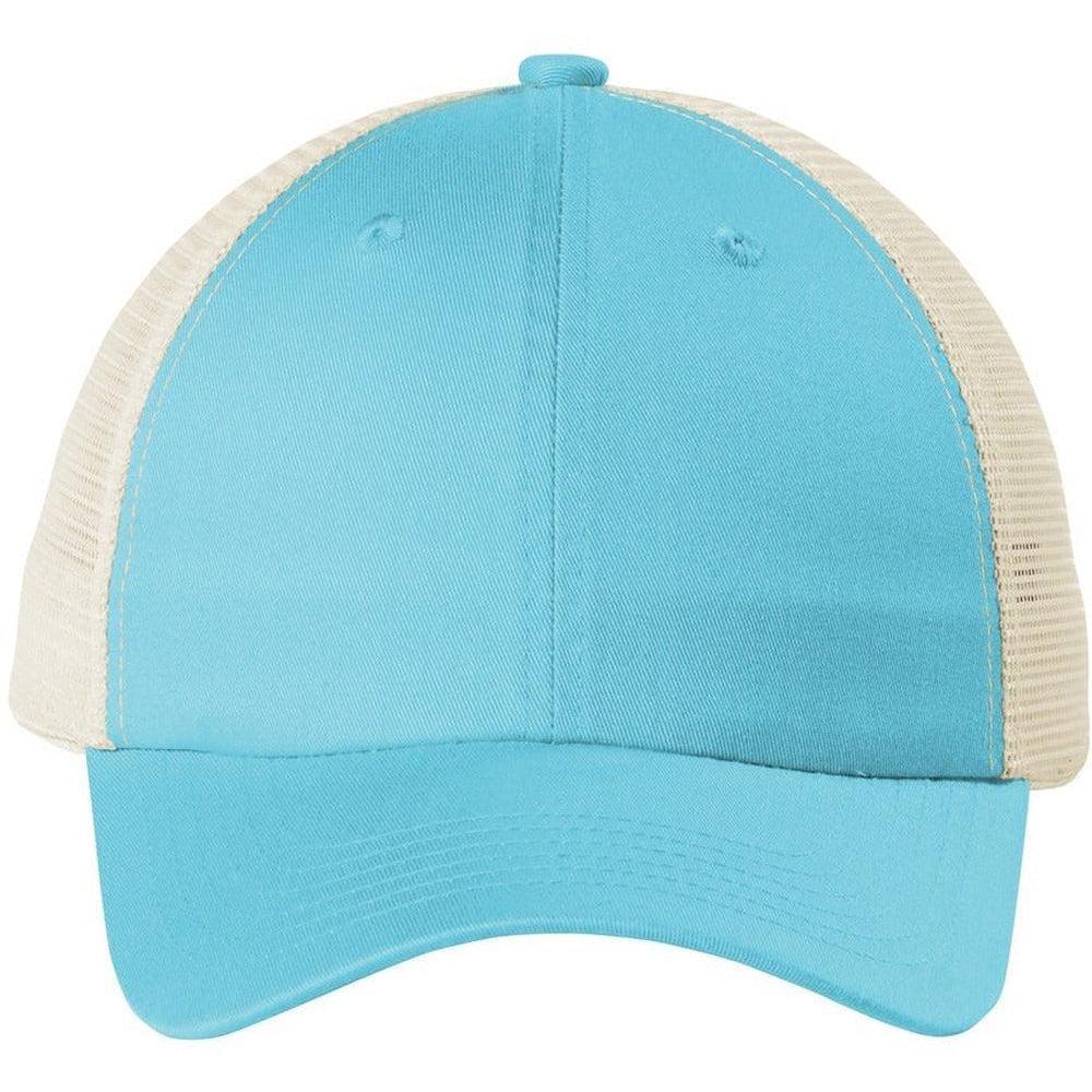 no-logo Port Authority Beach Wash Mesh Back Cap-Regular-Port Authority-Thread Logic