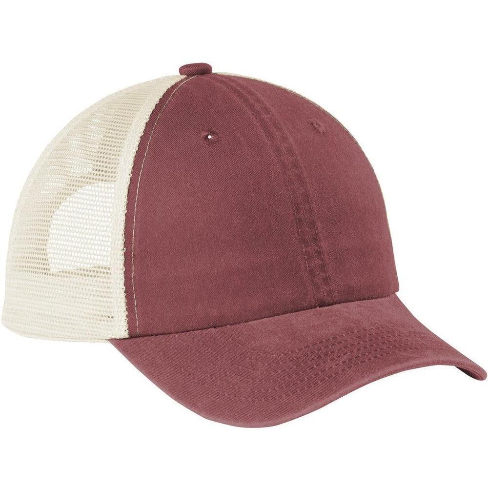 no-logo Port Authority Beach Wash Mesh Back Cap
