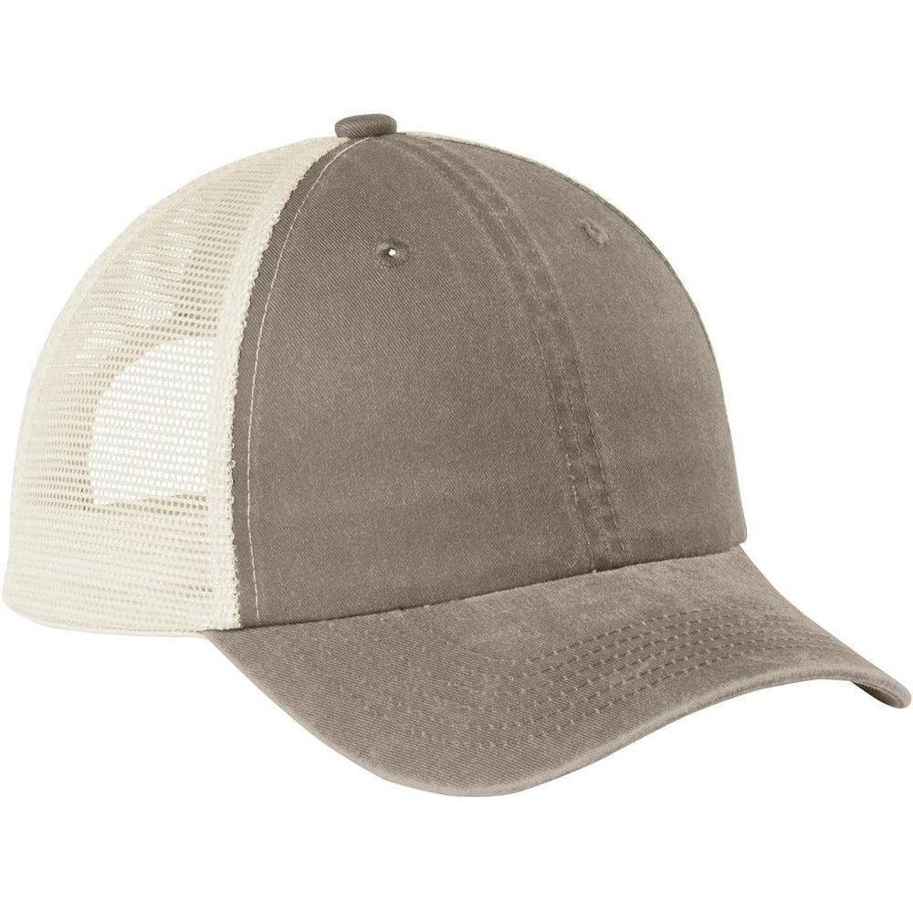 no-logo Port Authority Beach Wash Mesh Back Cap