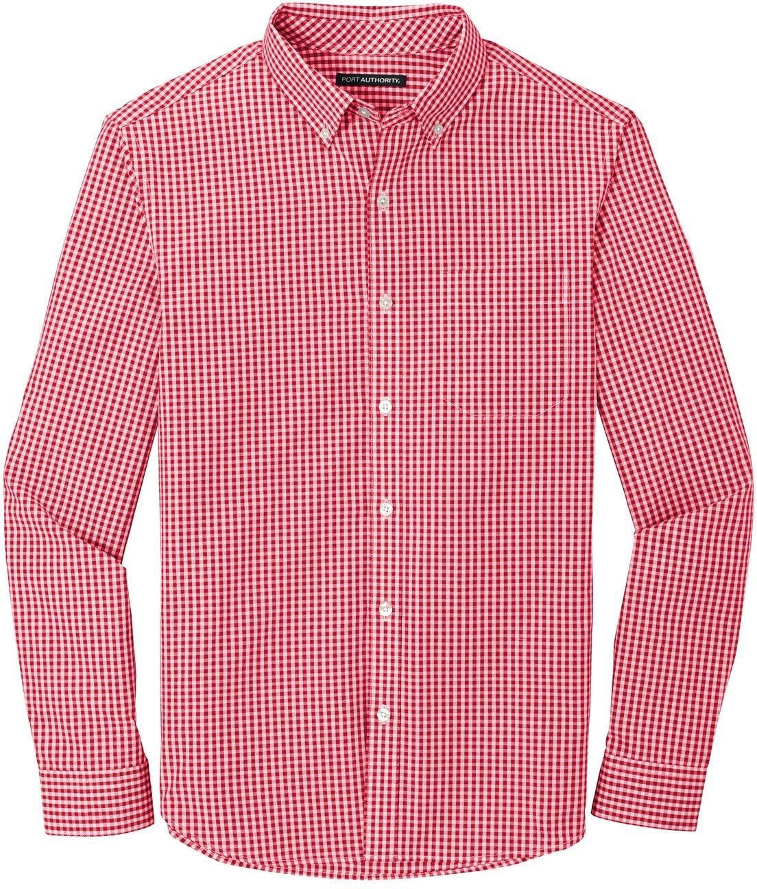 Port Authority Broadcloth Gingham Easy Care Shirt