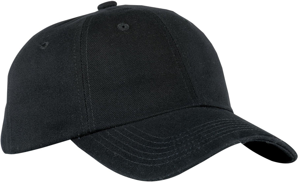 no-logo Port Authority Brushed Twill Cap-Regular-Port Authority-Thread Logic