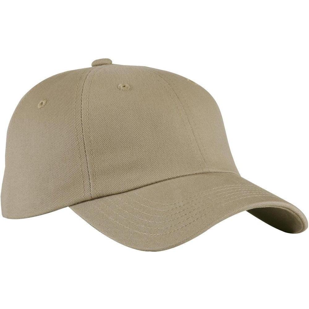 no-logo Port Authority Brushed Twill Cap-Regular-Port Authority-Thread Logic