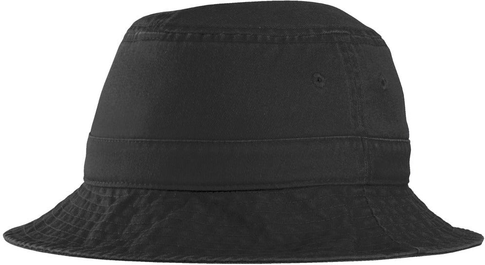 no-logo Port Authority Bucket Hat-Regular-Port Authority-Black-S/M-Thread Logic