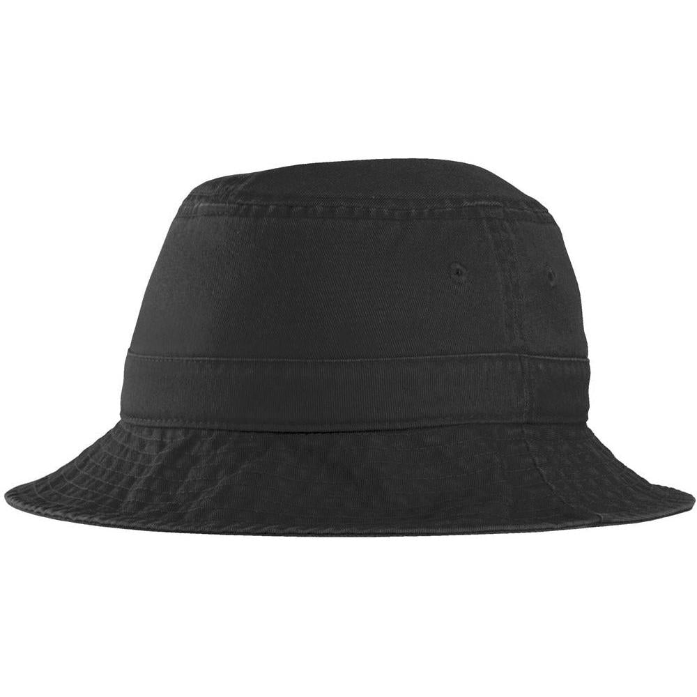 no-logo Port Authority Bucket Hat-Regular-Port Authority-Black-S/M-Thread Logic
